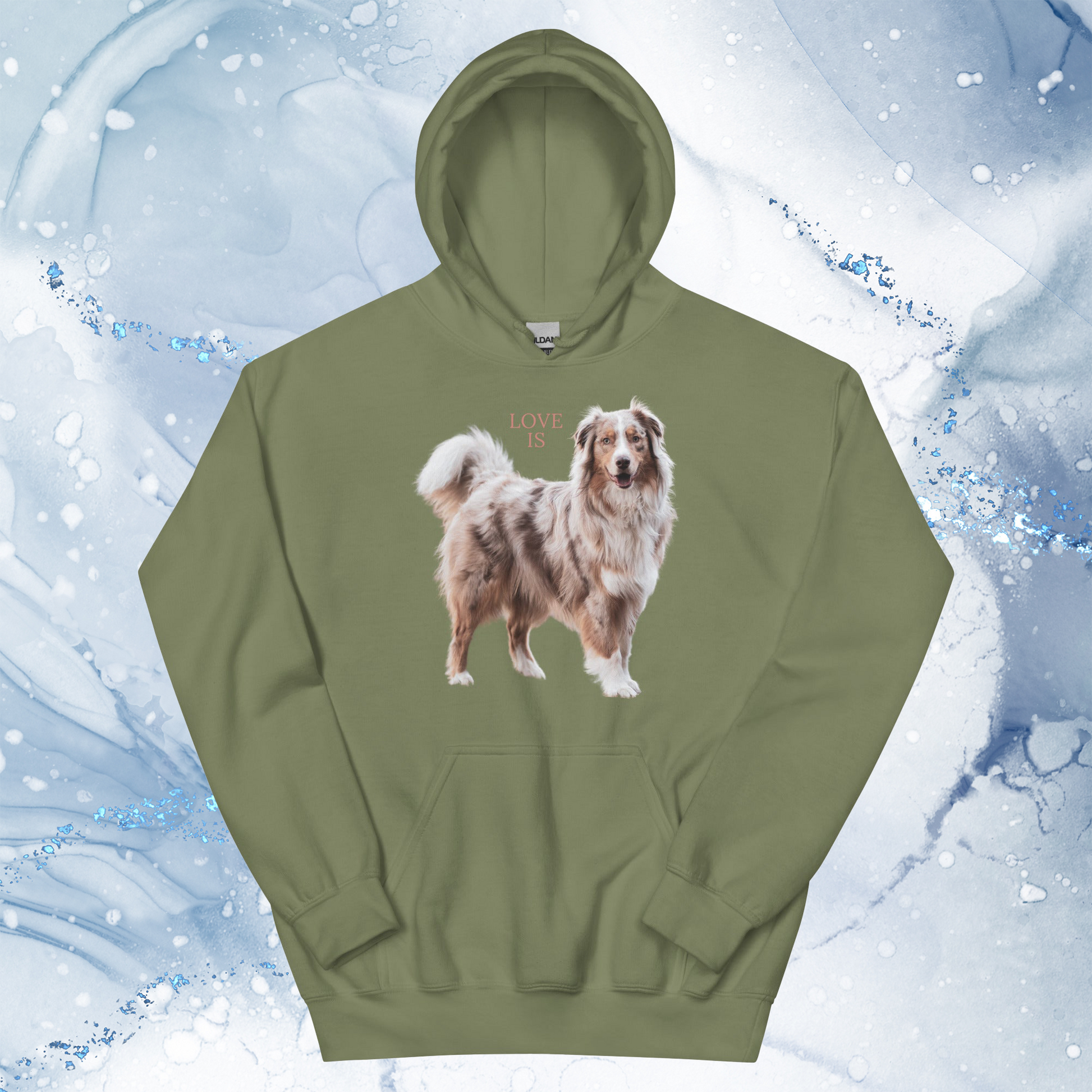 Love Is Hoodie for Men Gift For Women and Dog Lover