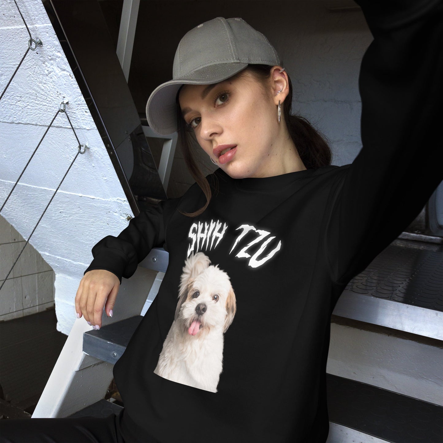 White Hell Sweatshirt for Men Gift For Women and Dog Lover