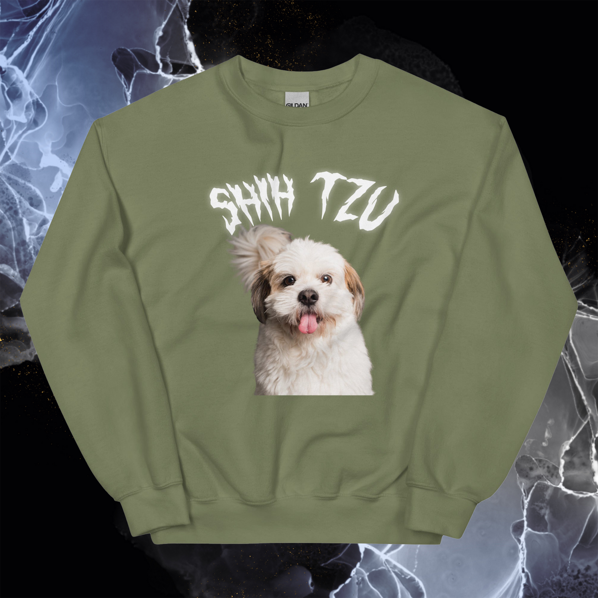 White Hell Sweatshirt for Men Gift For Women and Dog Lover