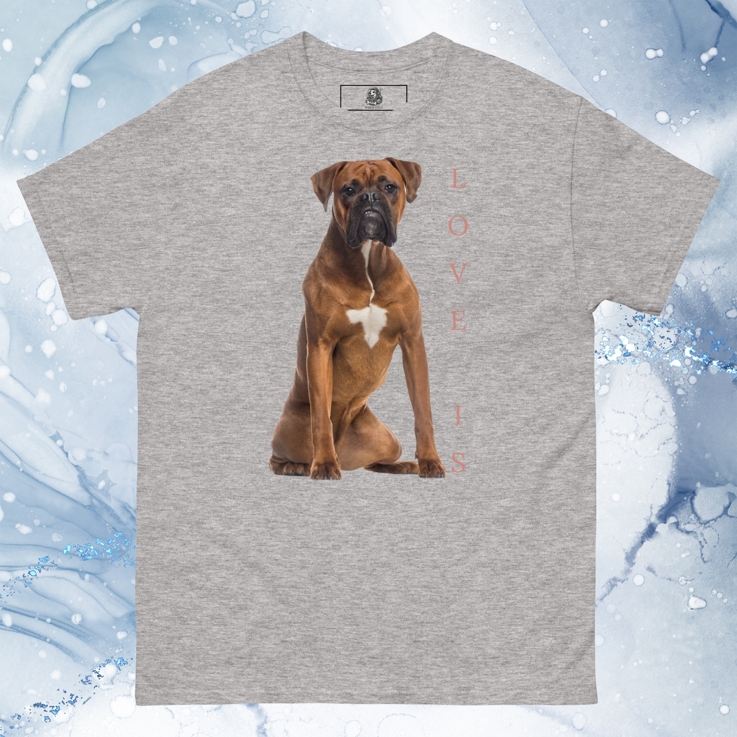 Love Is T-Shirt for Men Gift For Women and Dog Lover