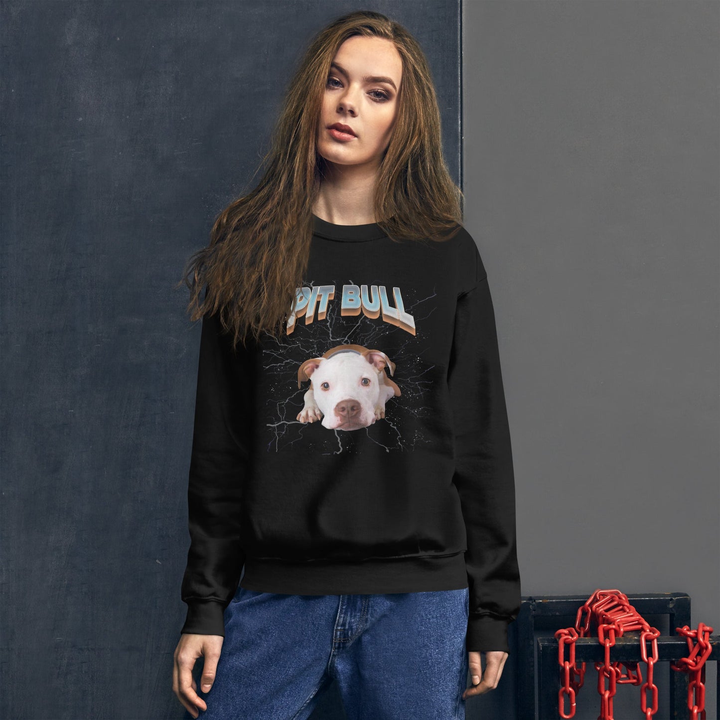 Lightning Sweatshirt for Men Gift For Women and Dog Lover