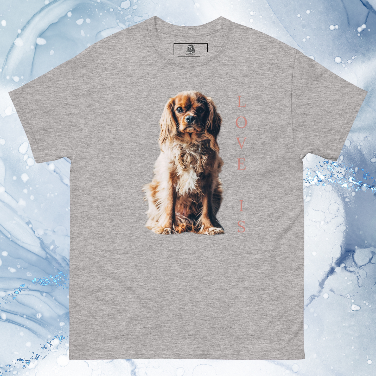 Love Is T-Shirt for Men Gift For Women and Dog Lover