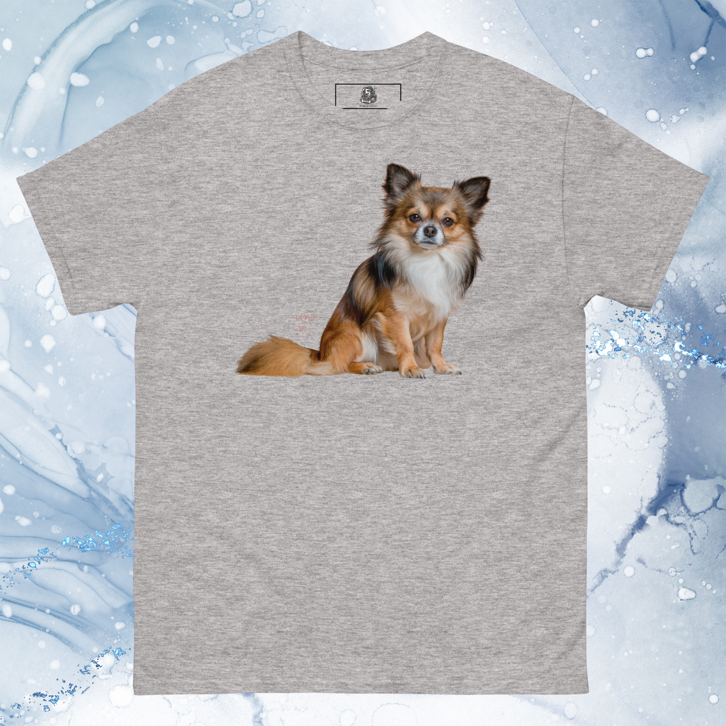 Love Is T-Shirt for Men Gift For Women and Dog Lover