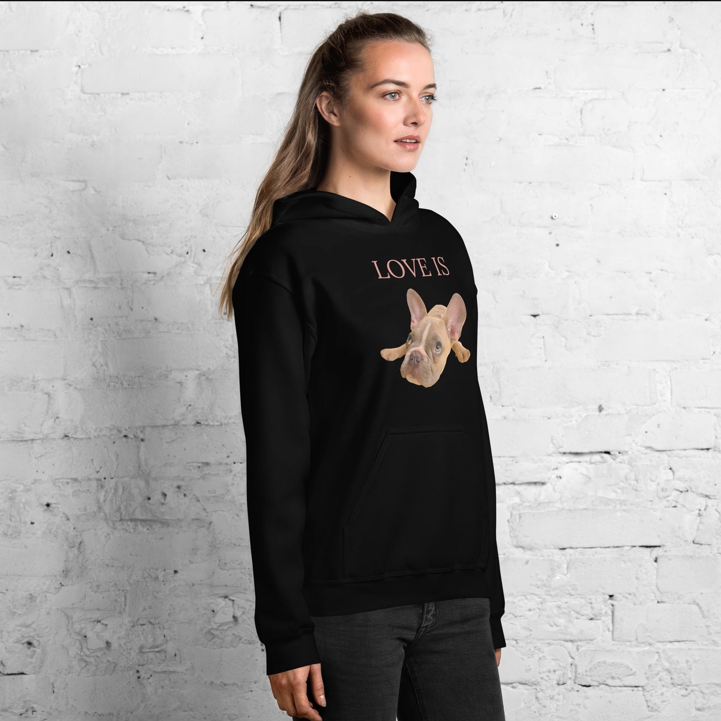 Love Is Hoodie for Men Gift For Women and Dog Lover