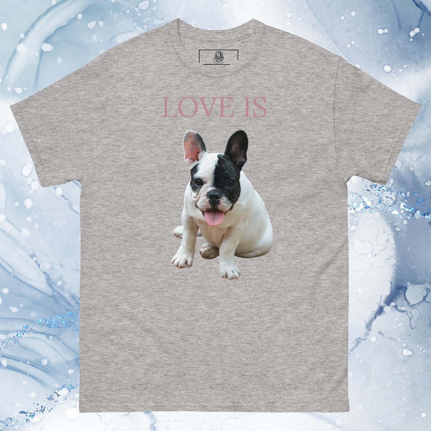 Love Is T-Shirt for Men Gift For Women and Dog Lover