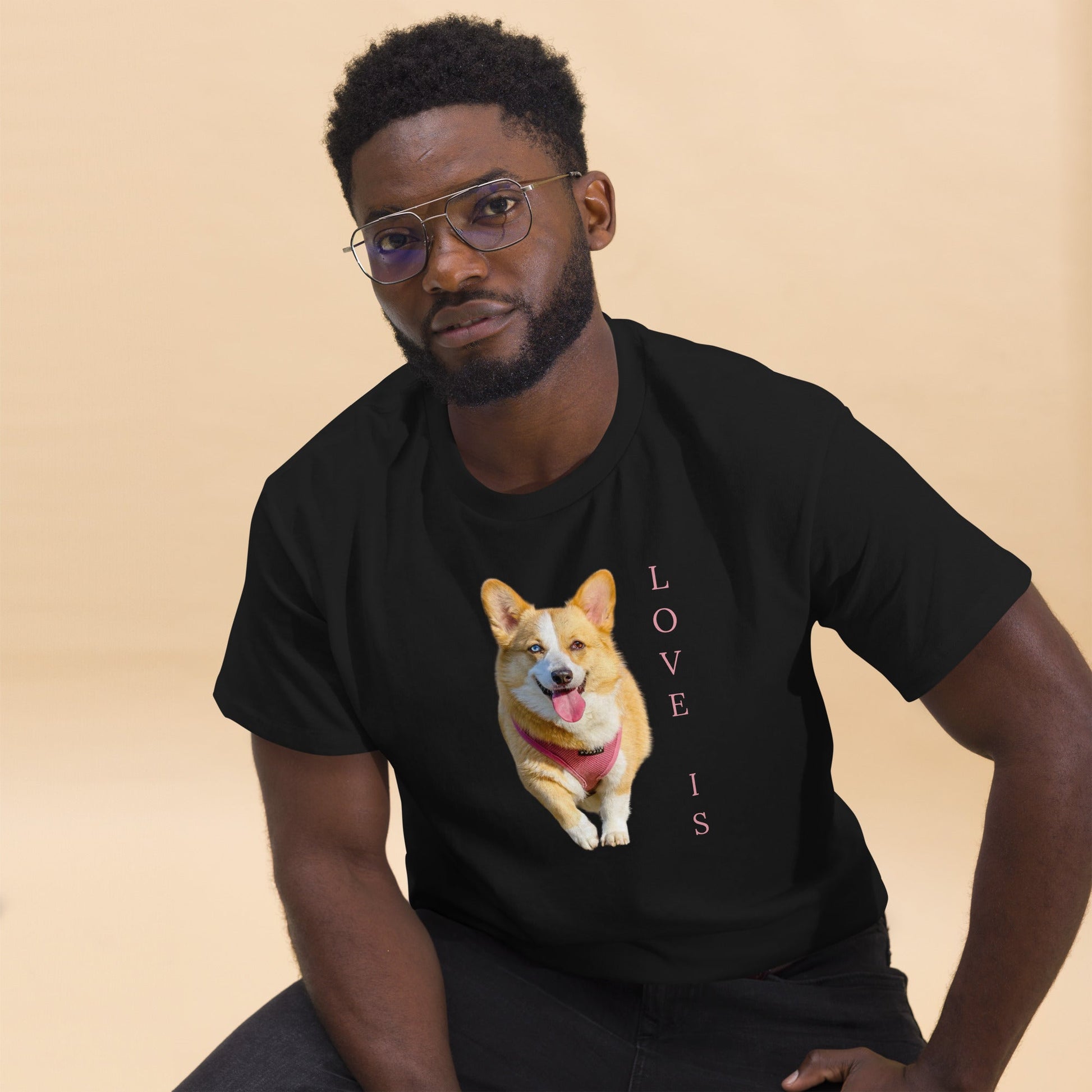 Love Is T-Shirt for Men Gift For Women and Dog Lover