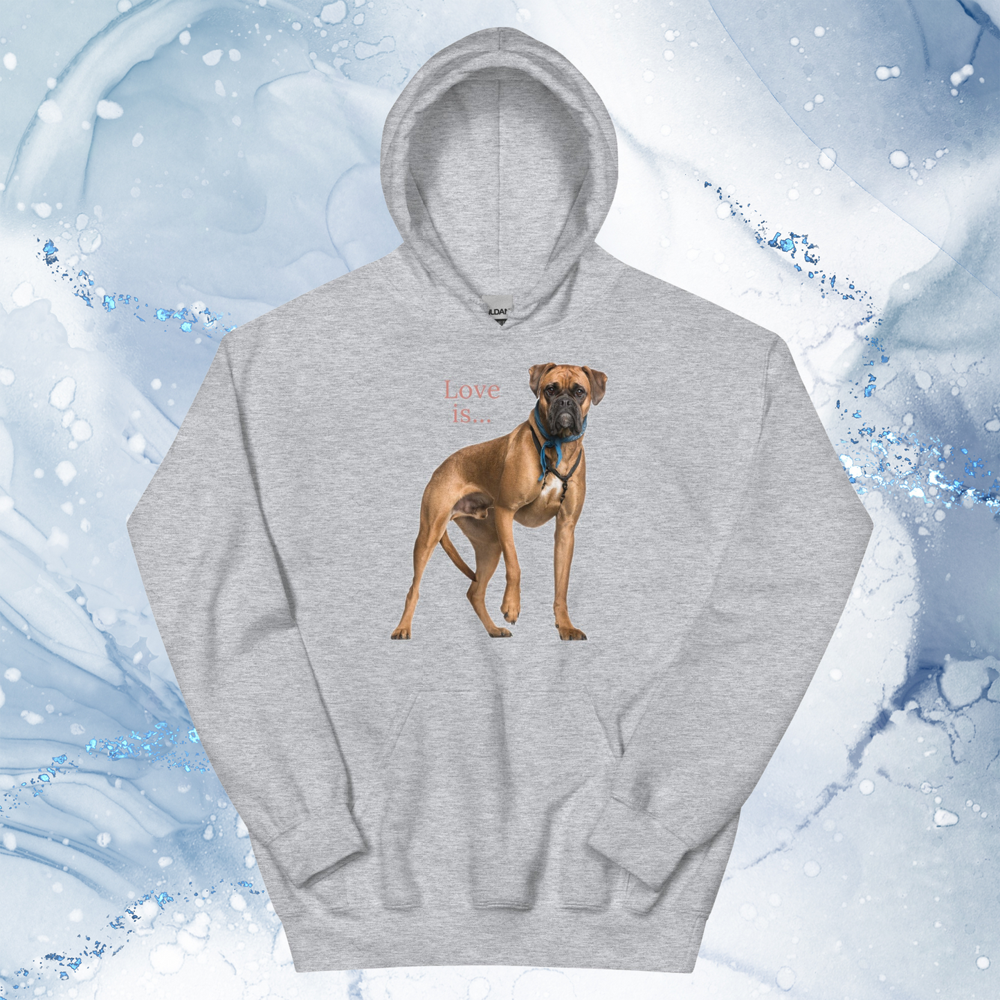 Love Is Hoodie for Men Gift For Women and Dog Lover