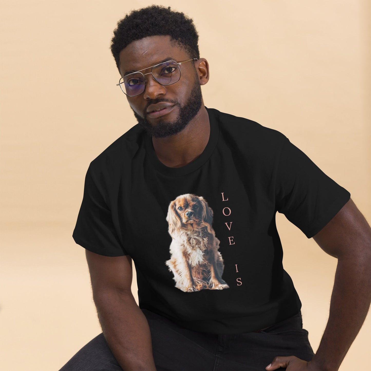 Love Is T-Shirt for Men Gift For Women and Dog Lover