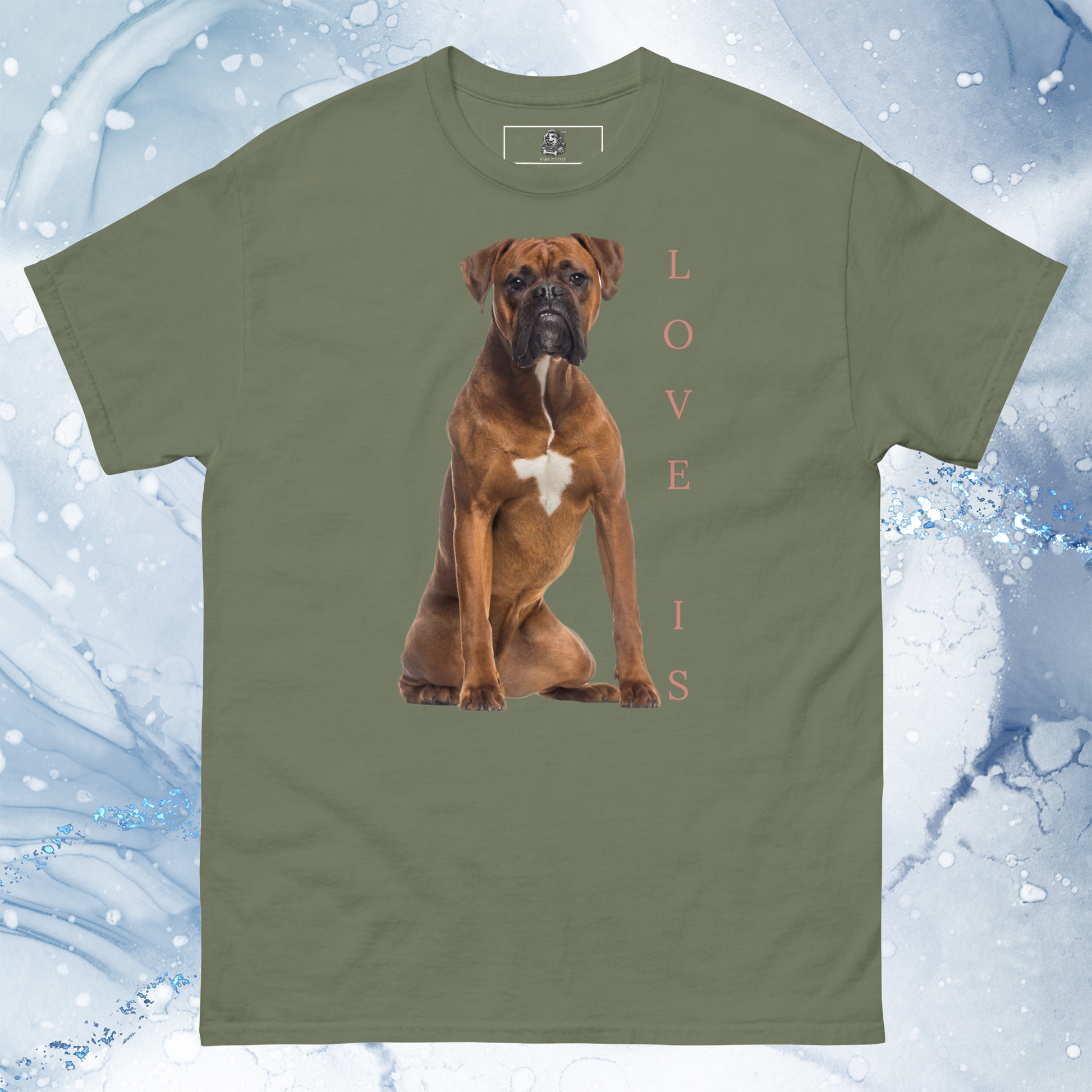 Love Is T-Shirt for Men Gift For Women and Dog Lover