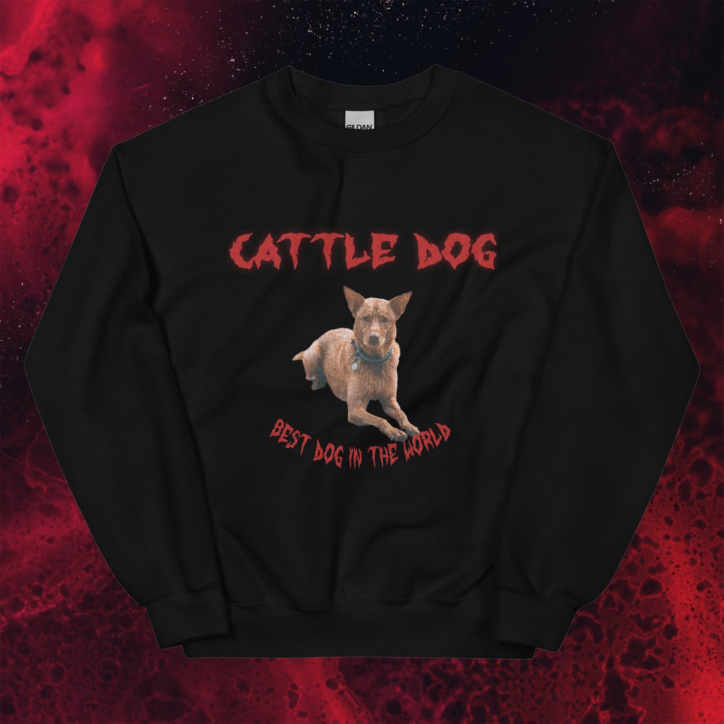 Red Hell Sweatshirt for Men Gift For Women and Dog Lover