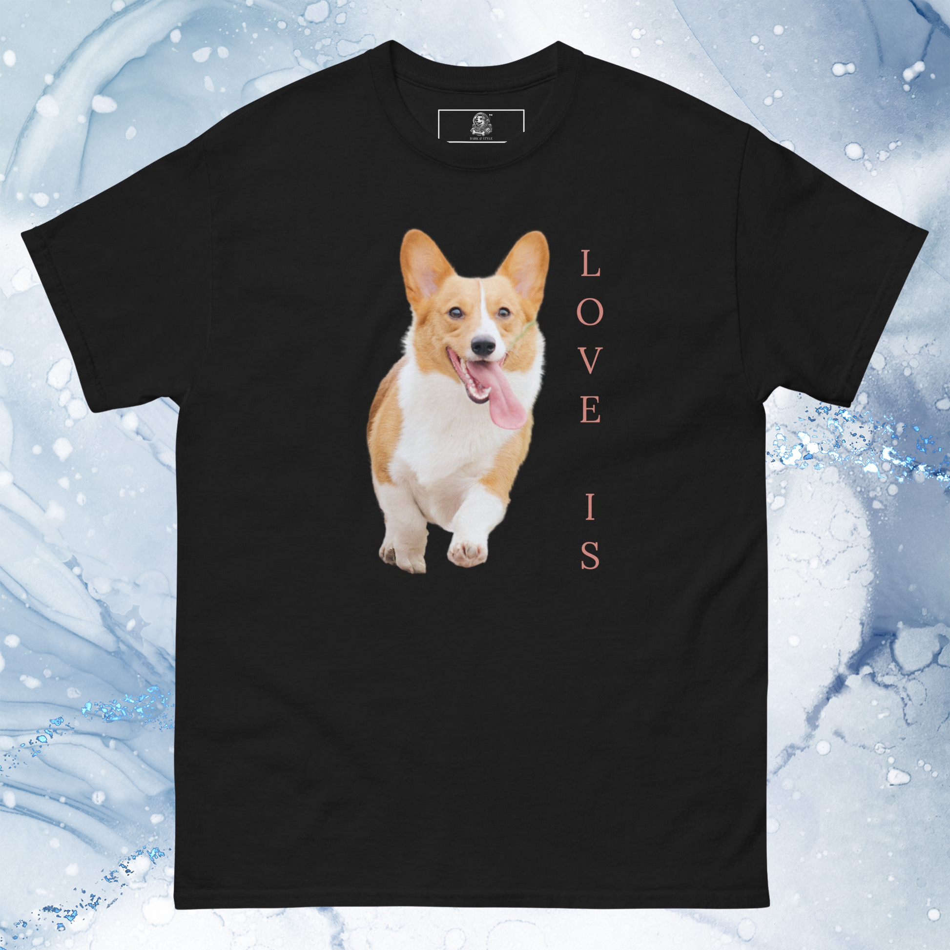 Love Is T-Shirt for Men Gift For Women and Dog Lover