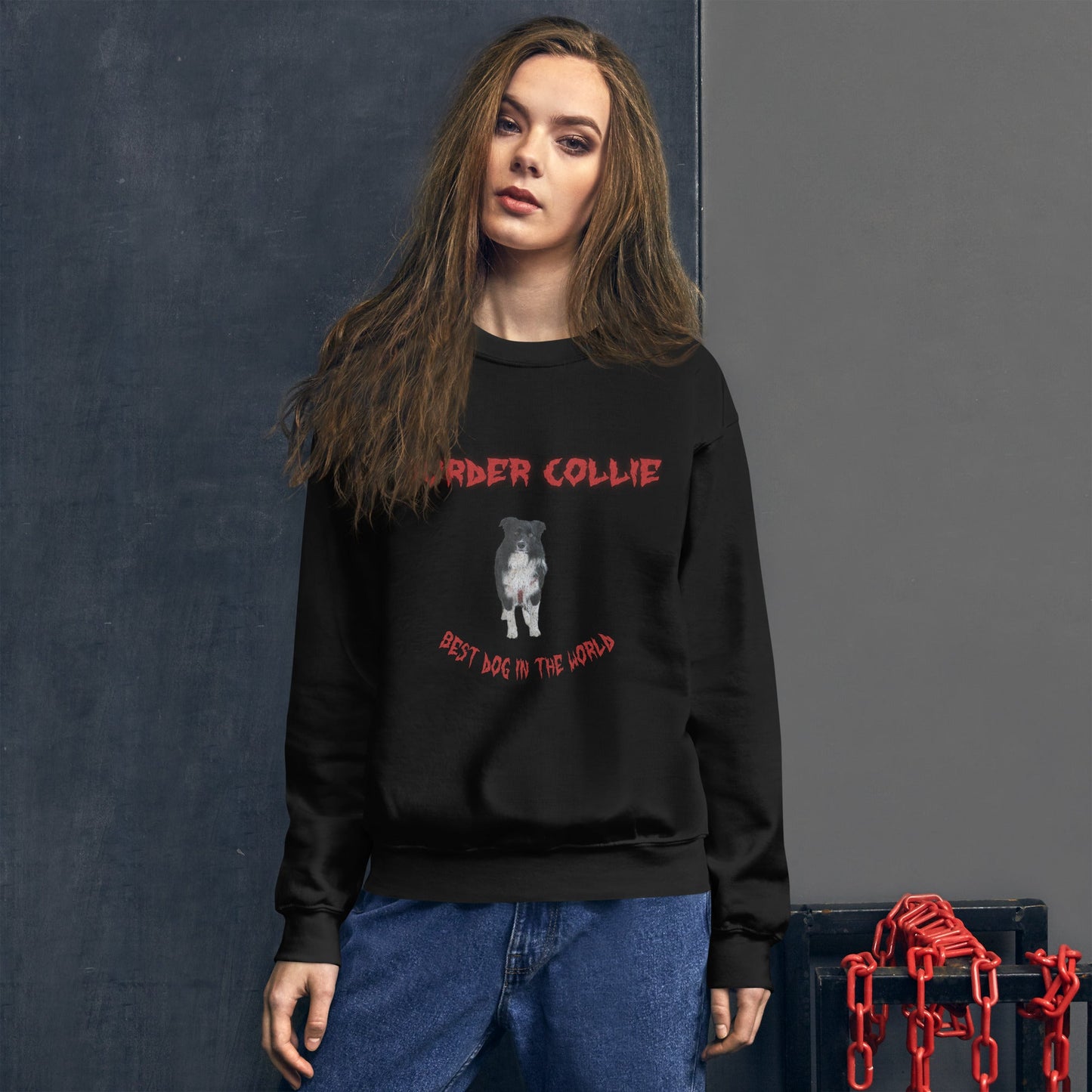 Red Hell Sweatshirt for Men Gift For Women and Dog Lover