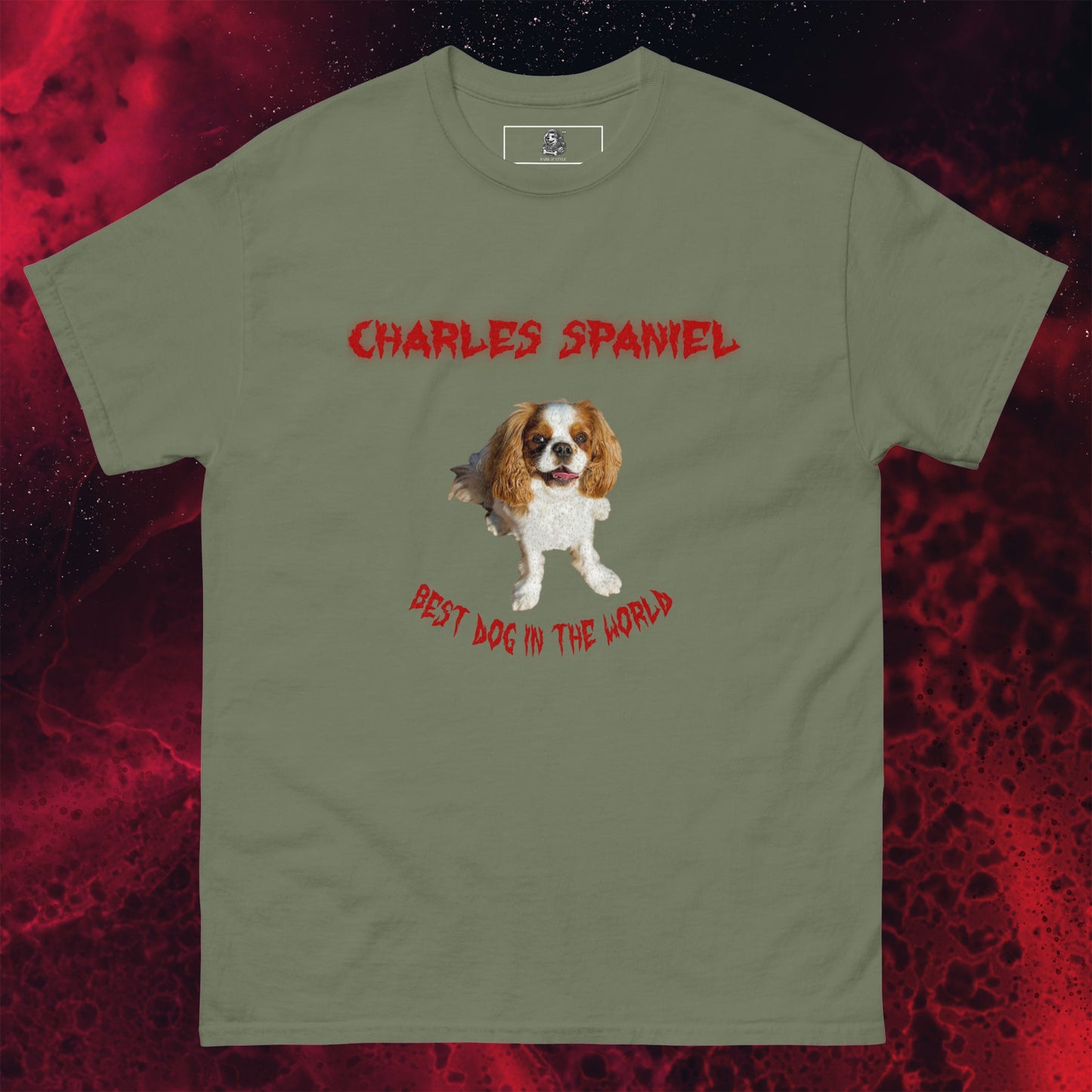 Red Hell T-Shirt for Men Gift For Women and Dog Lover