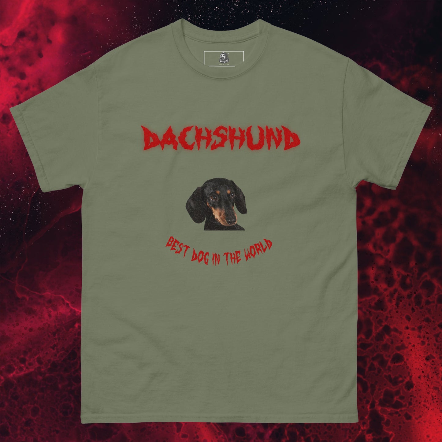 Red Hell T-Shirt for Men Gift For Women and Dog Lover