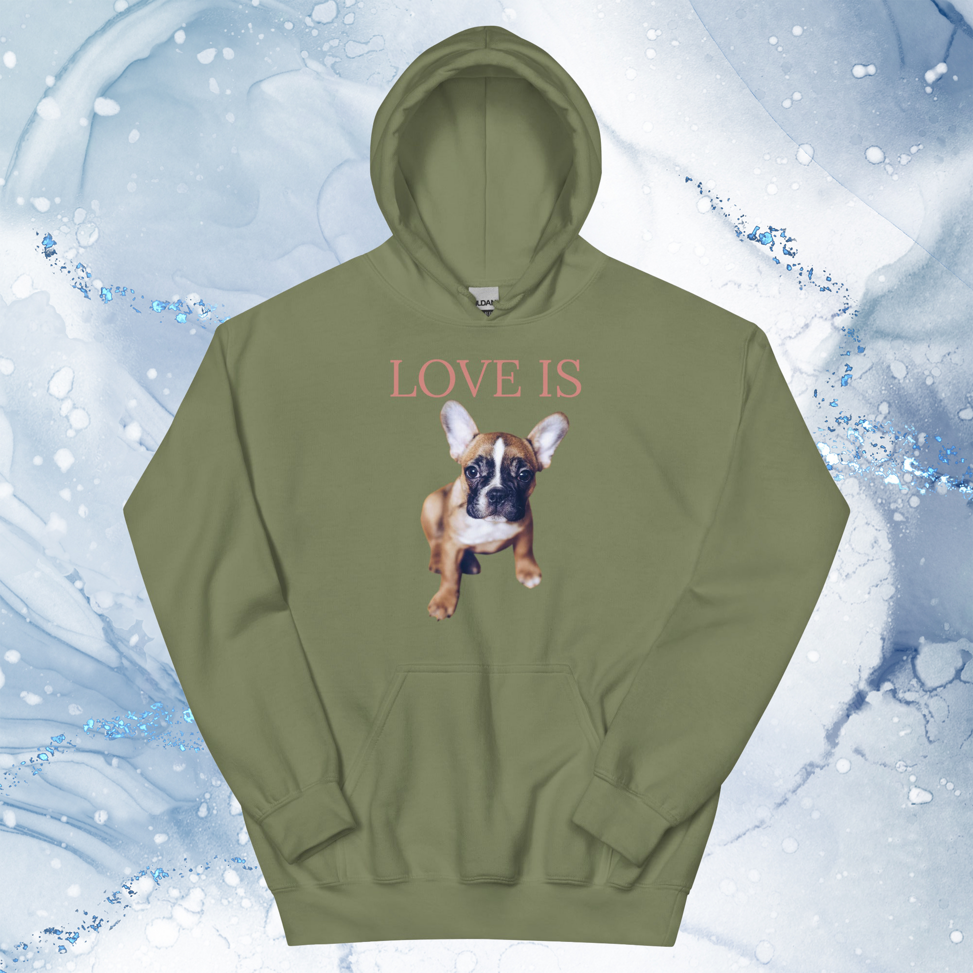 Love Is Hoodie for Men Gift For Women and Dog Lover