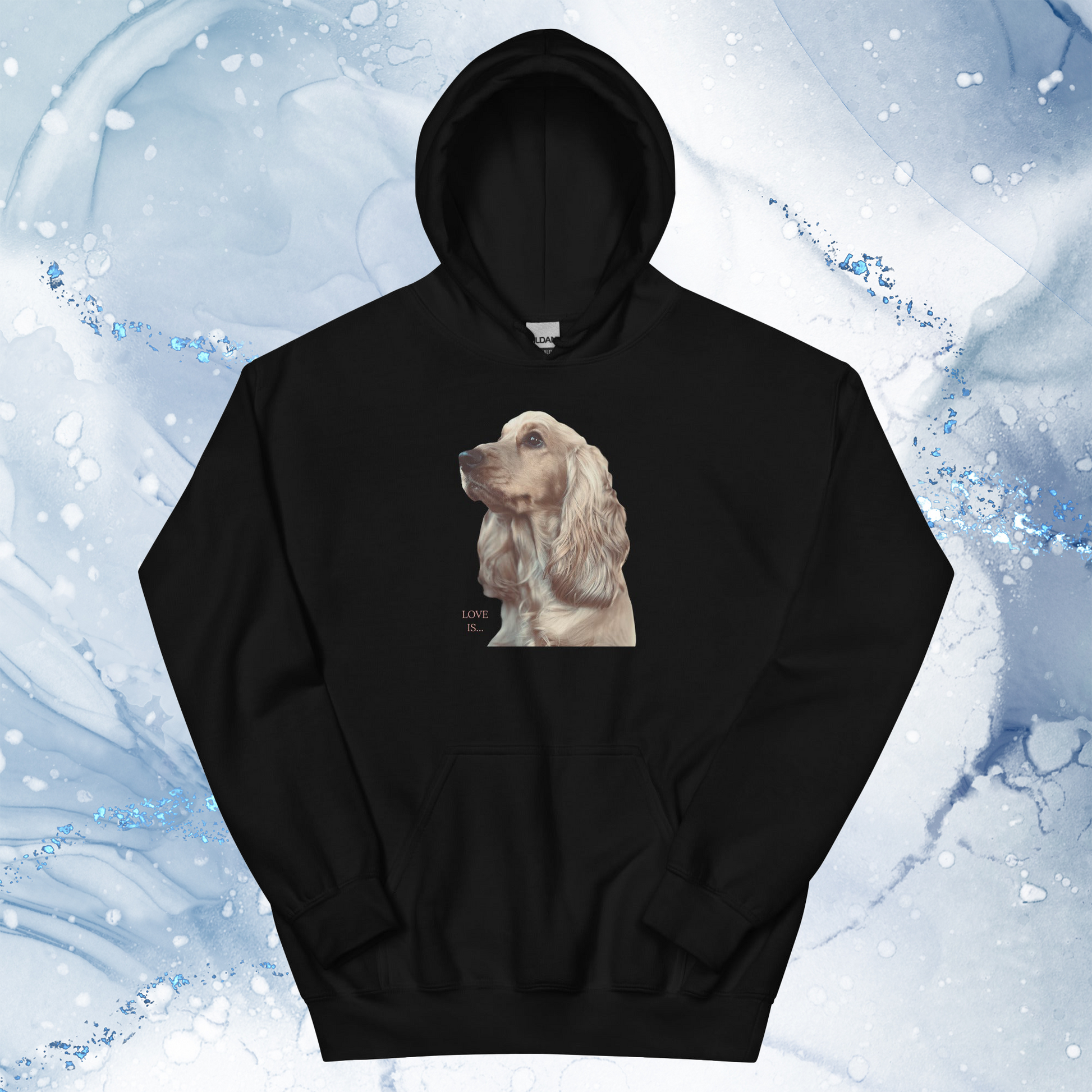 Love Is Hoodie for Men Gift For Women and Dog Lover