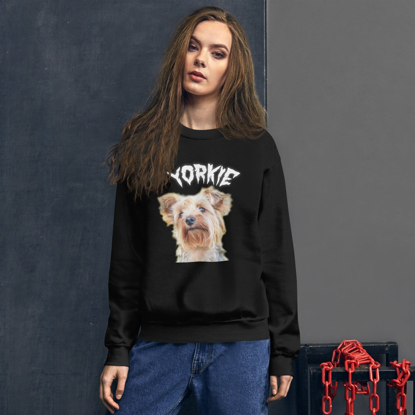 White Hell Sweatshirt for Men Gift For Women and Dog Lover