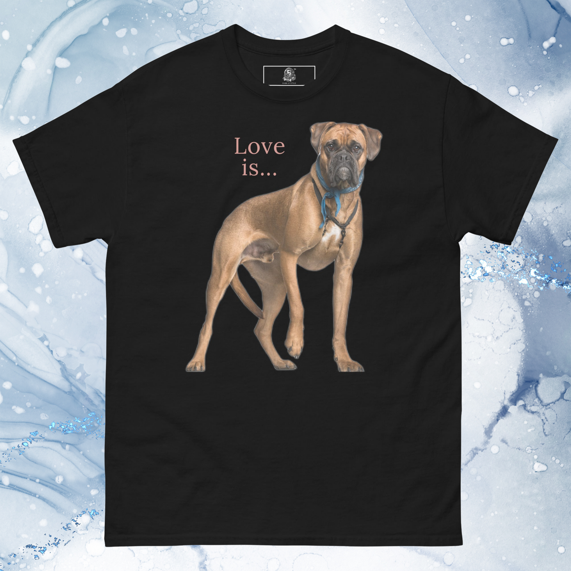 Love Is T-Shirt for Men Gift For Women and Dog Lover