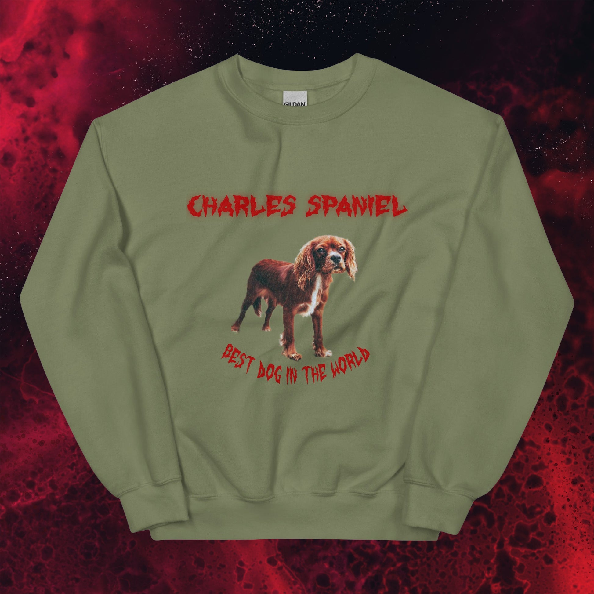 Red Hell Sweatshirt for Men Gift For Women and Dog Lover