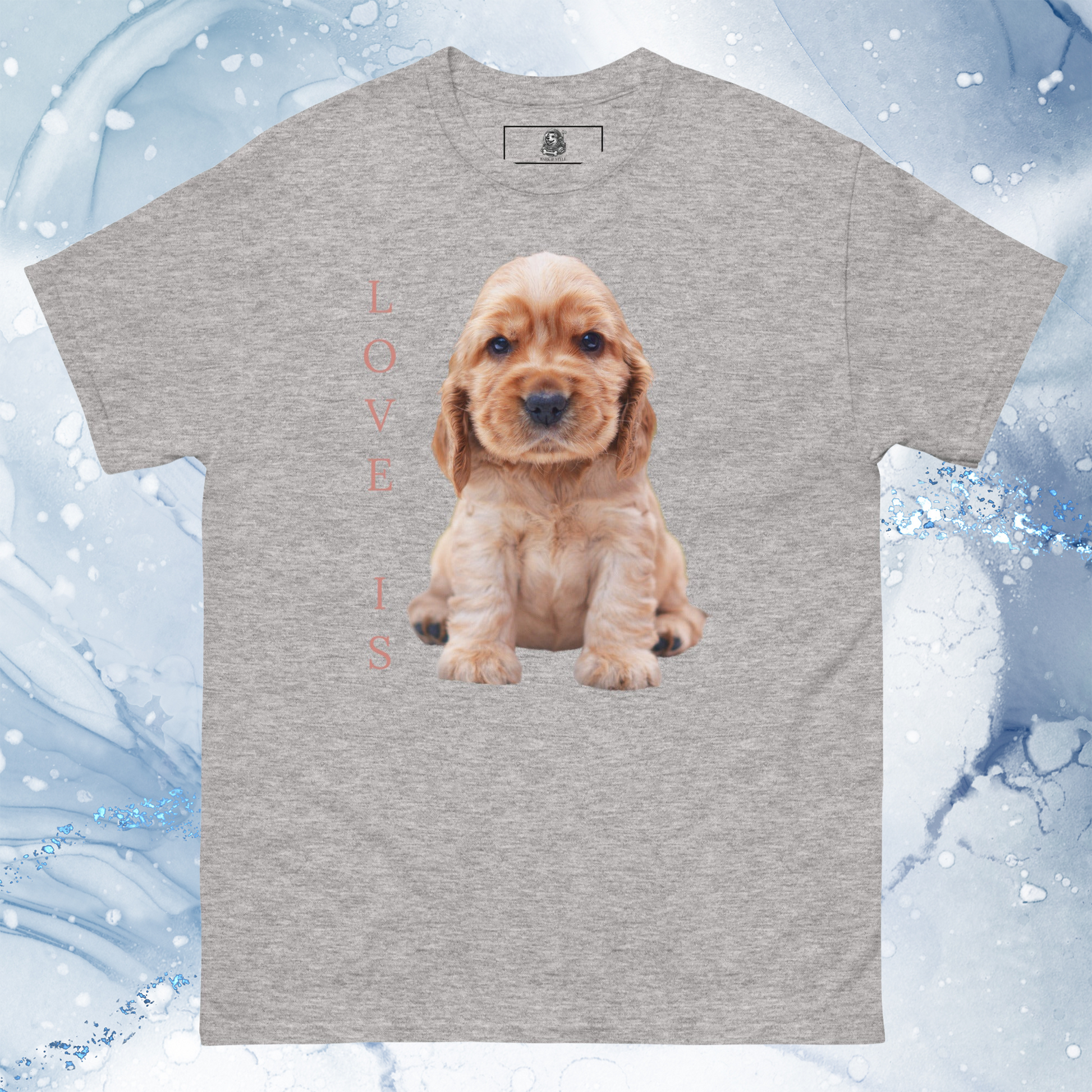 Love Is T-Shirt for Men Gift For Women and Dog Lover