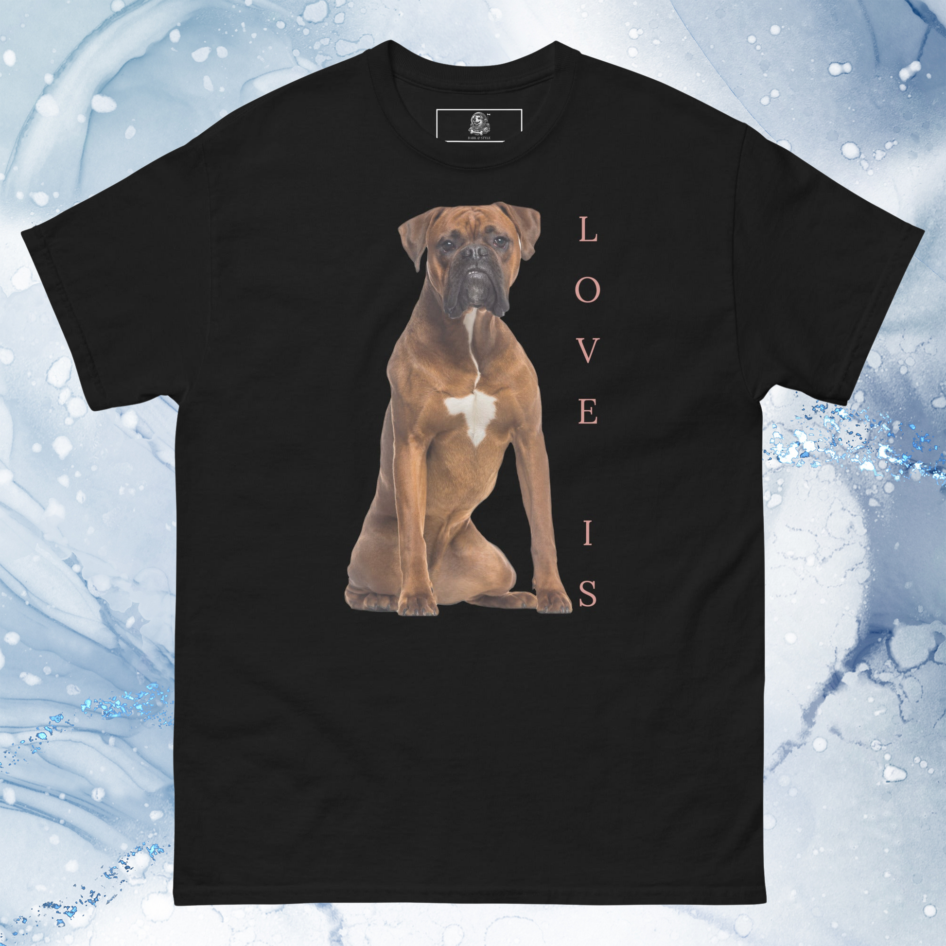 Love Is T-Shirt for Men Gift For Women and Dog Lover