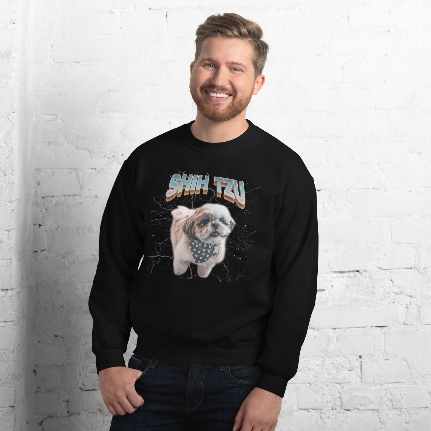 Lightning Sweatshirt for Men Gift For Women and Dog Lover