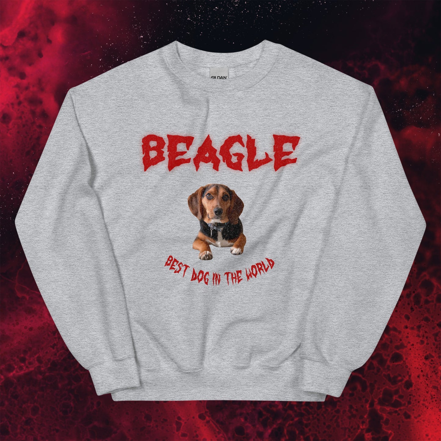 Red Hell Sweatshirt for Men Gift For Women and Dog Lover