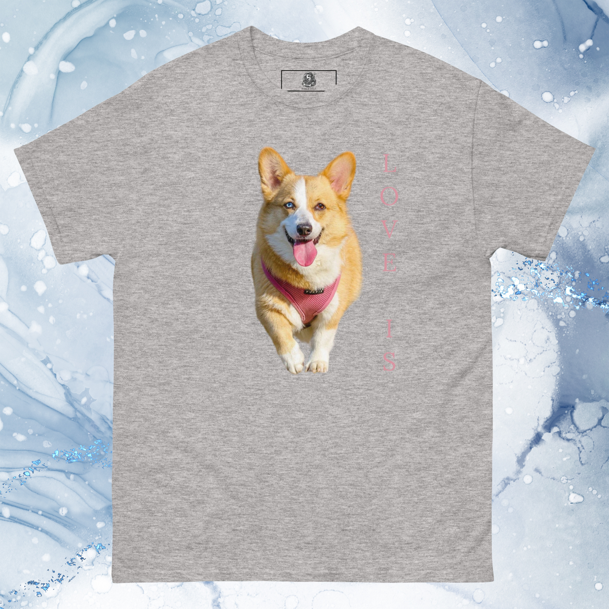 Love Is T-Shirt for Men Gift For Women and Dog Lover