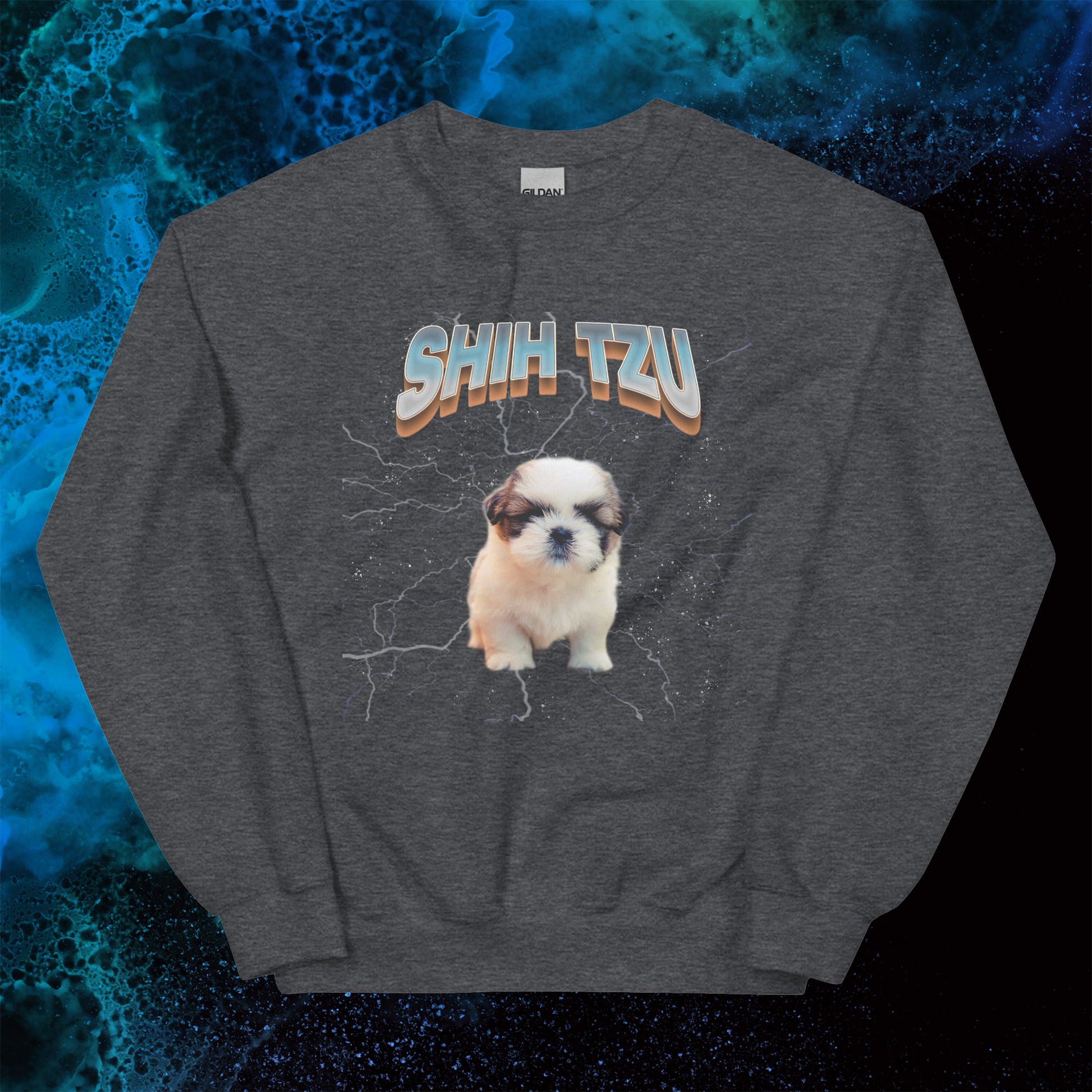 Lightning Sweatshirt for Men Gift For Women and Dog Lover