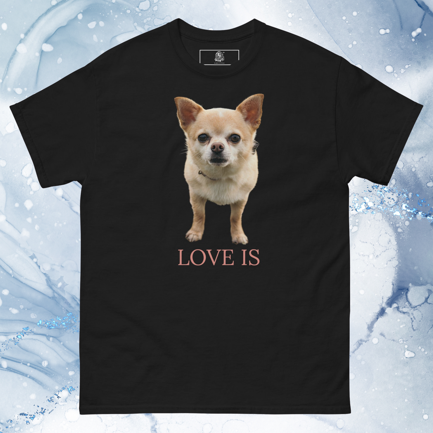 Love Is T-Shirt for Men Gift For Women and Dog Lover