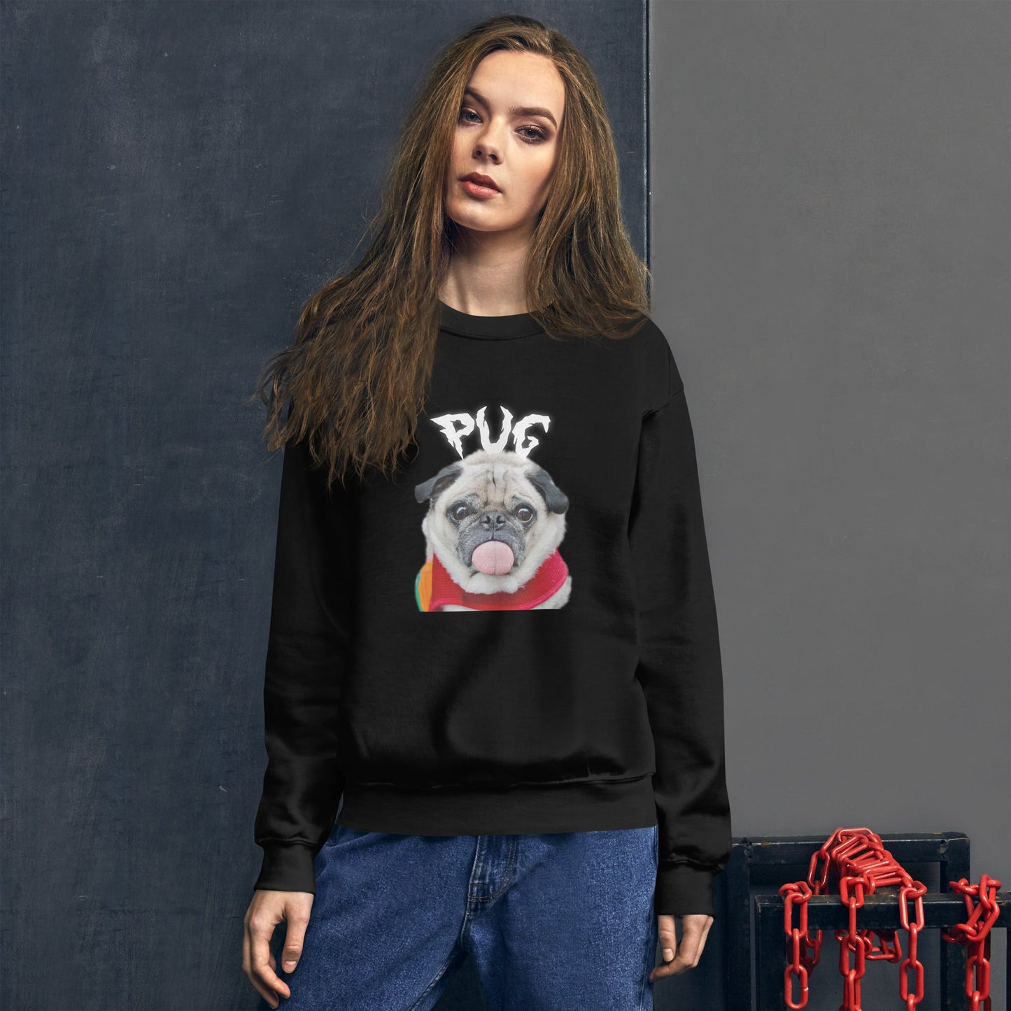 White Hell Sweatshirt for Men Gift For Women and Dog Lover