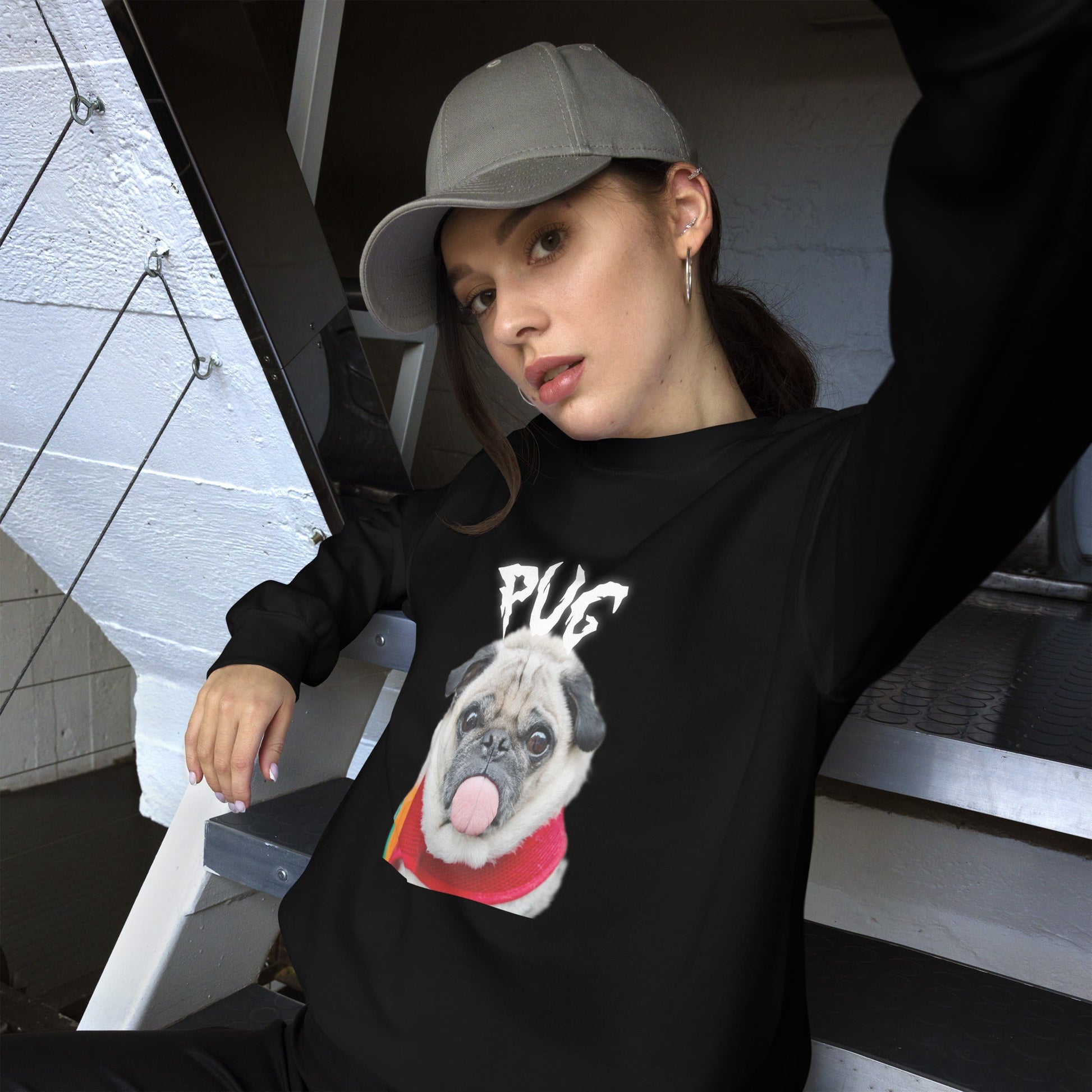 White Hell Sweatshirt for Men Gift For Women and Dog Lover