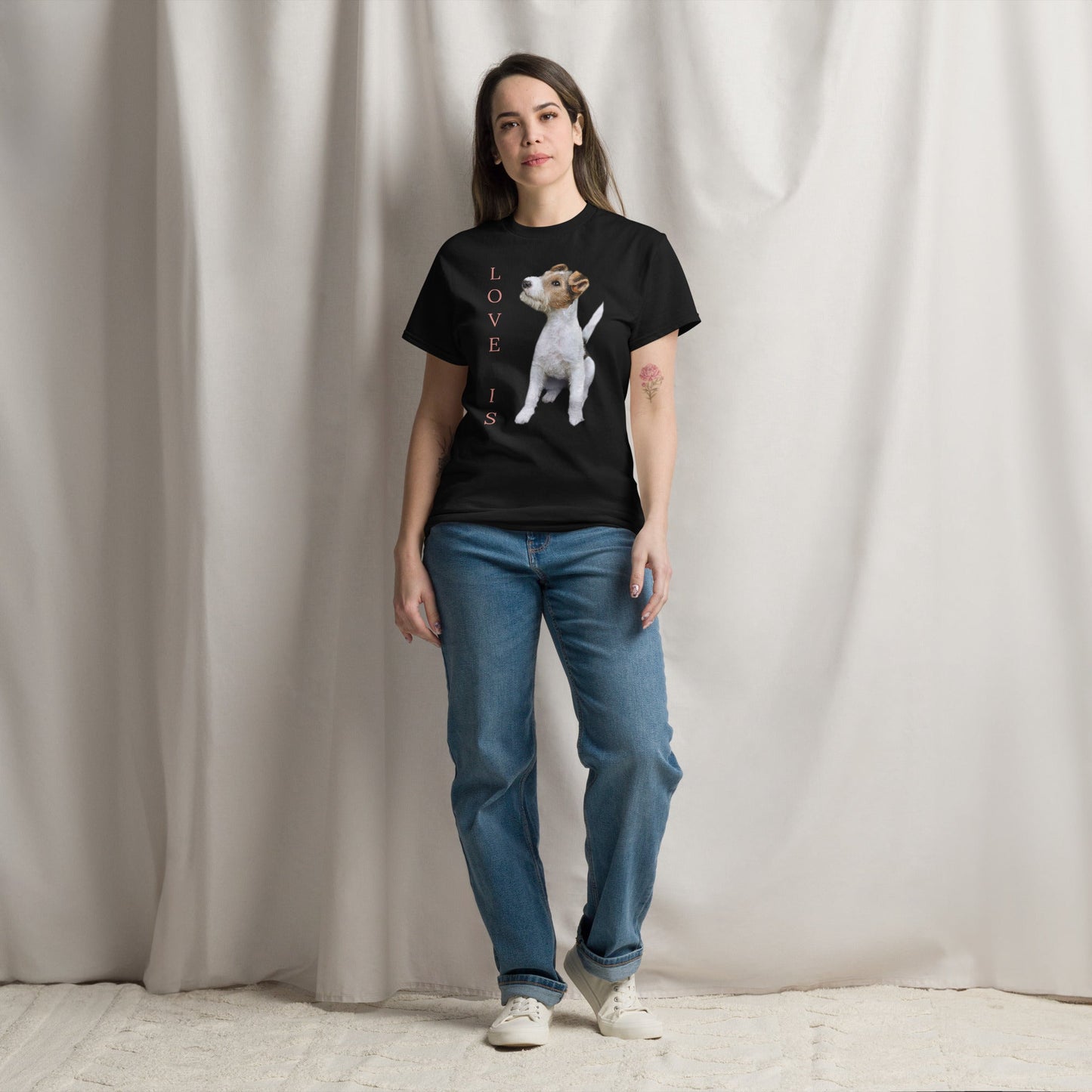 Love Is T-Shirt for Men Gift For Women and Dog Lover