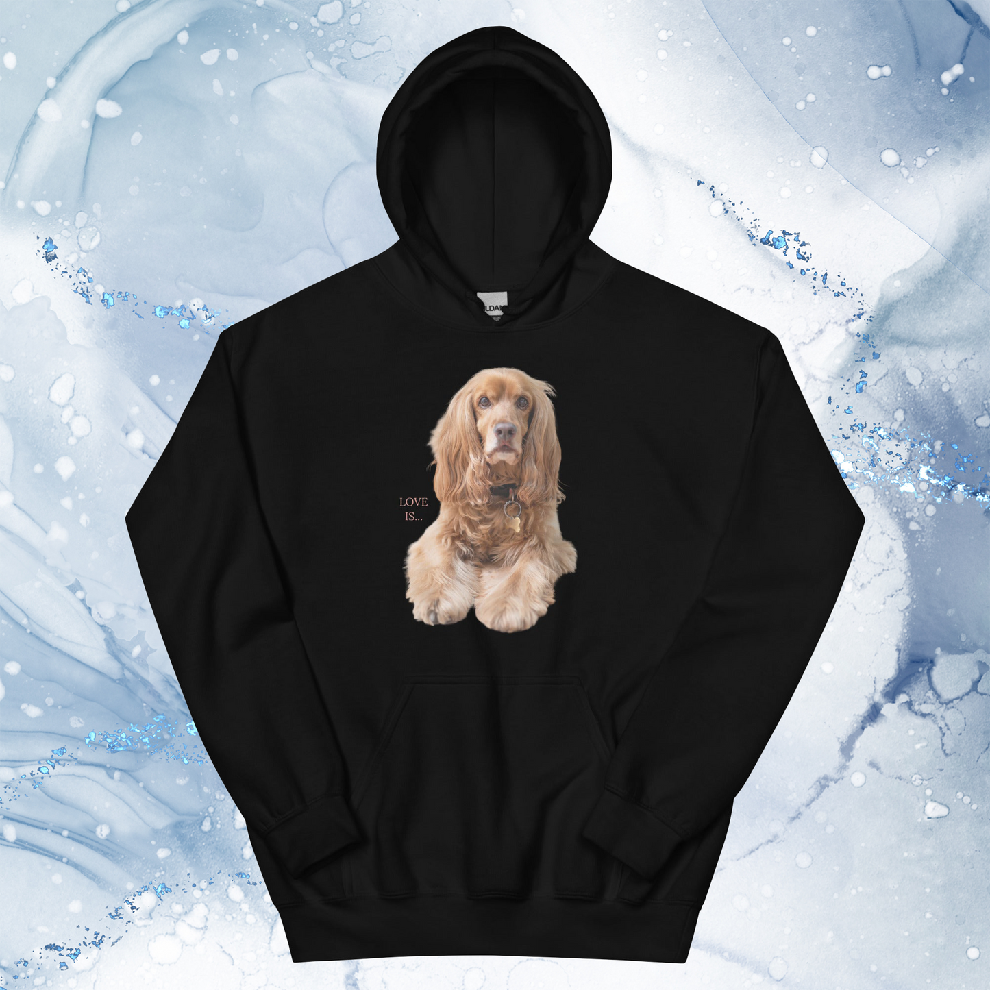 Love Is Hoodie for Men Gift For Women and Dog Lover