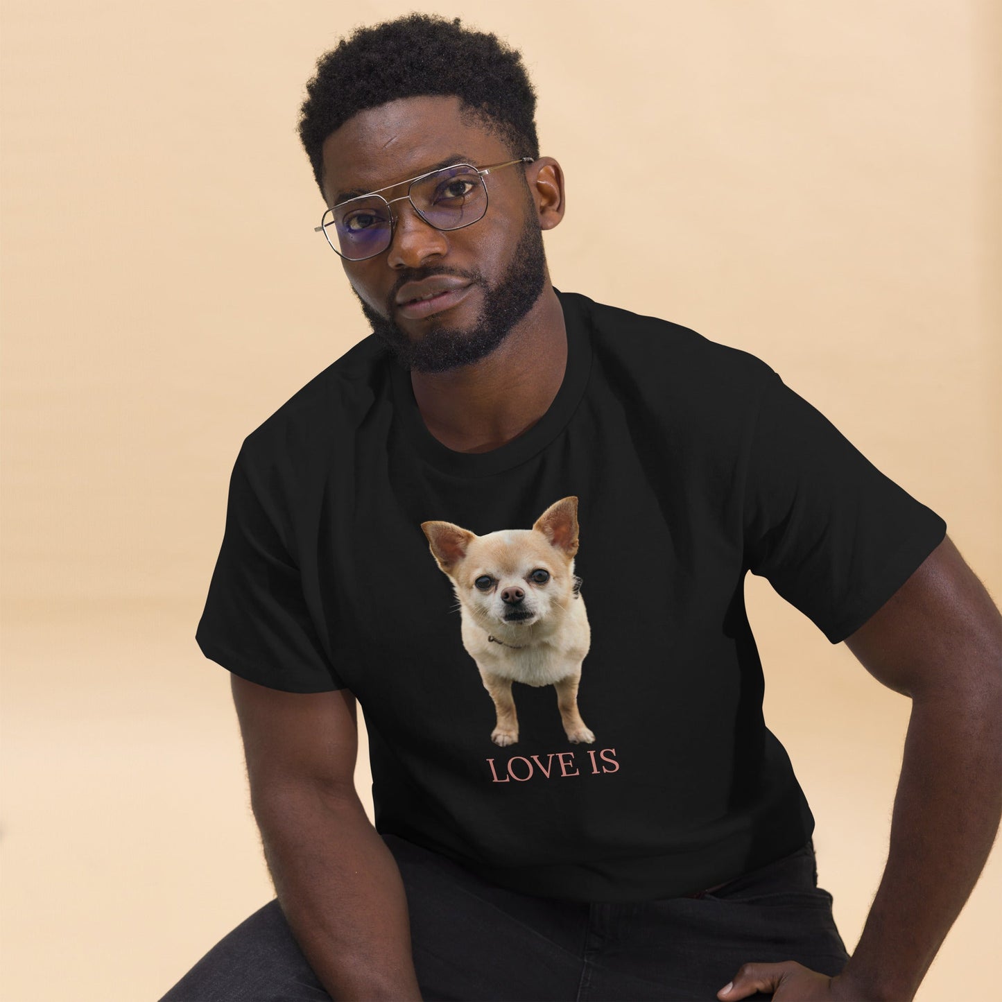 Love Is T-Shirt for Men Gift For Women and Dog Lover