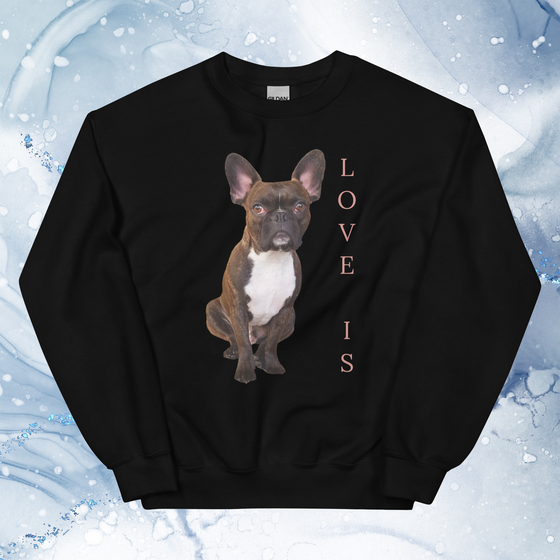 Love Is Sweatshirt for Men Gift For Women and Dog Lover