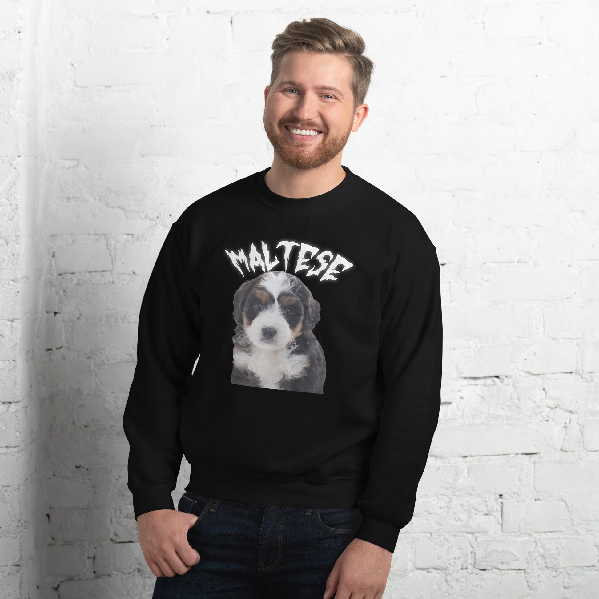 White Hell Sweatshirt for Men Gift For Women and Dog Lover