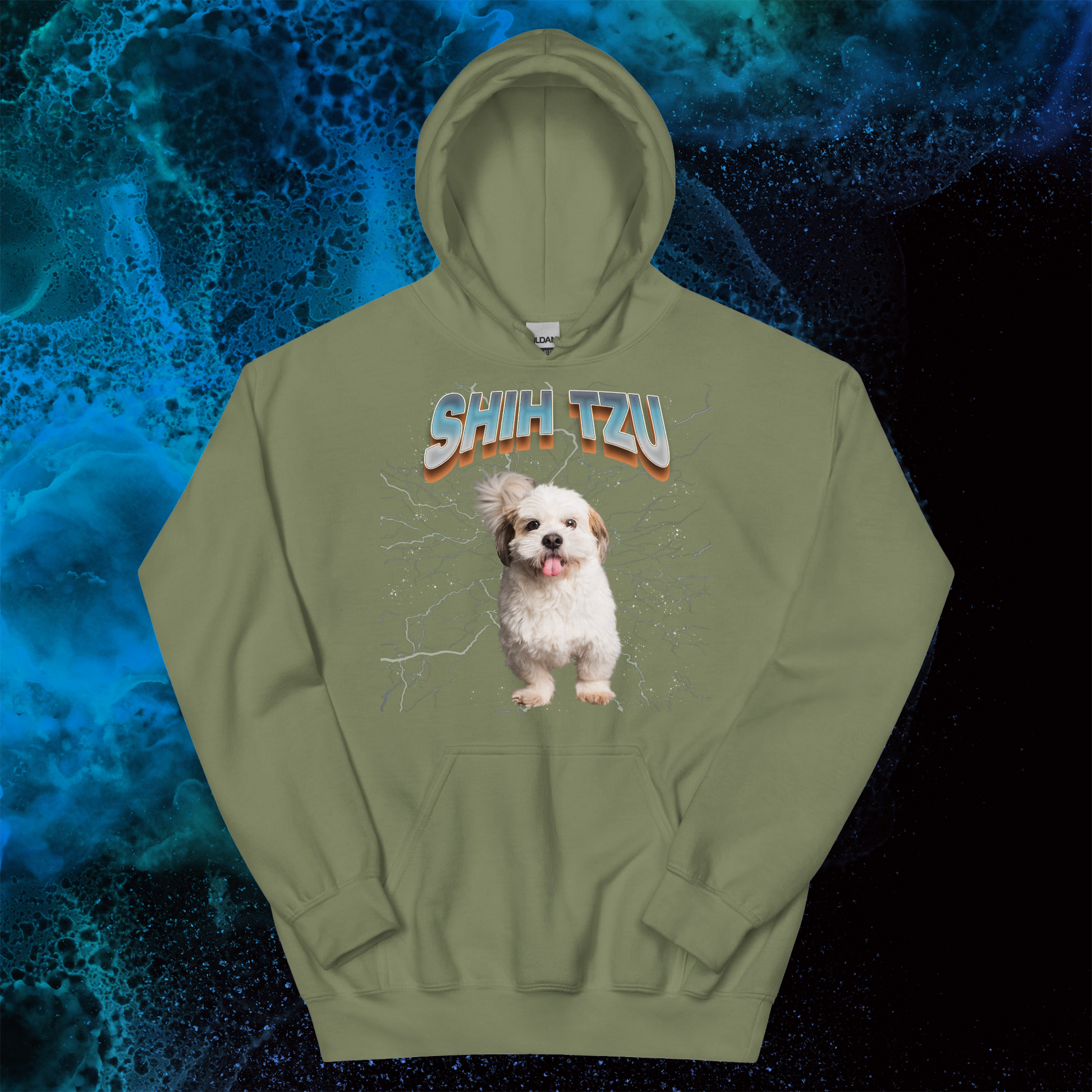 Lightning Hoodie for Men Gift For Women and Dog Lover