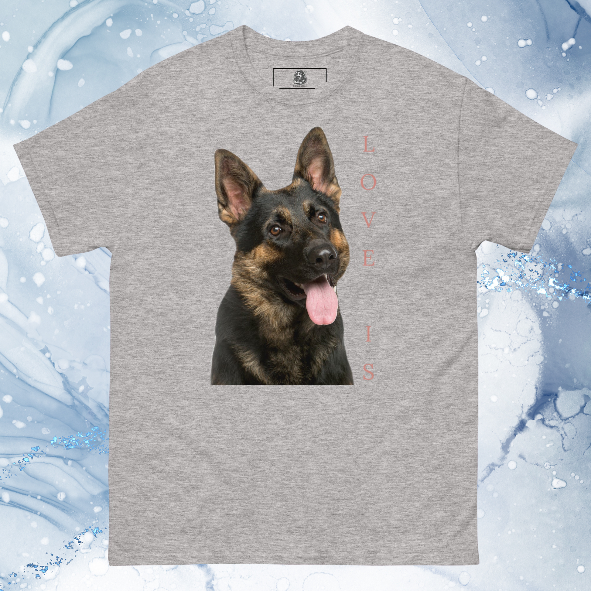 Love Is T-Shirt for Men Gift For Women and Dog Lover