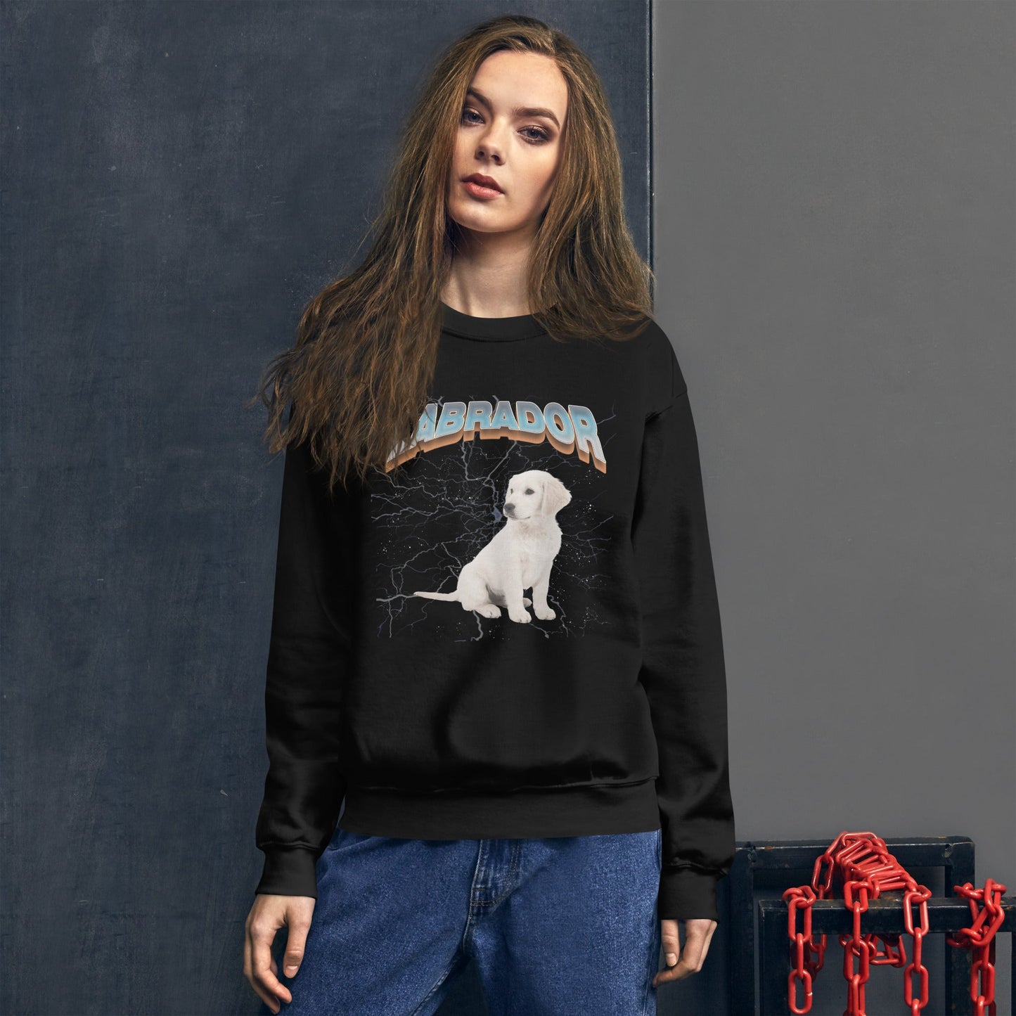 Lightning Sweatshirt for Men Gift For Women and Dog Lover