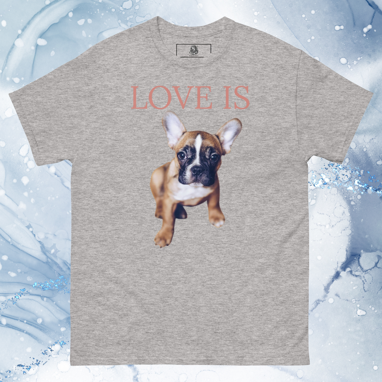 Love Is T-Shirt for Men Gift For Women and Dog Lover