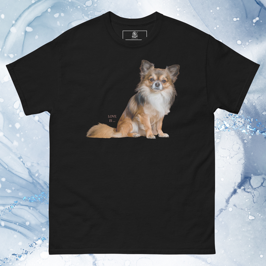 Love Is T-Shirt for Men Gift For Women and Dog Lover