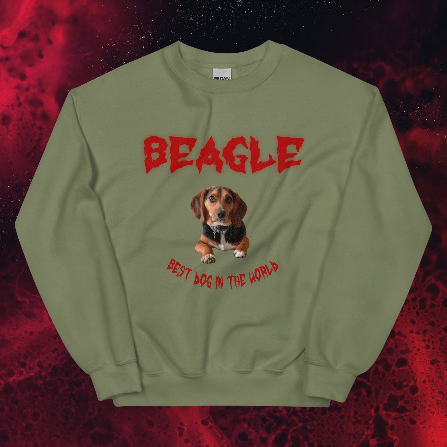 Red Hell Sweatshirt for Men Gift For Women and Dog Lover