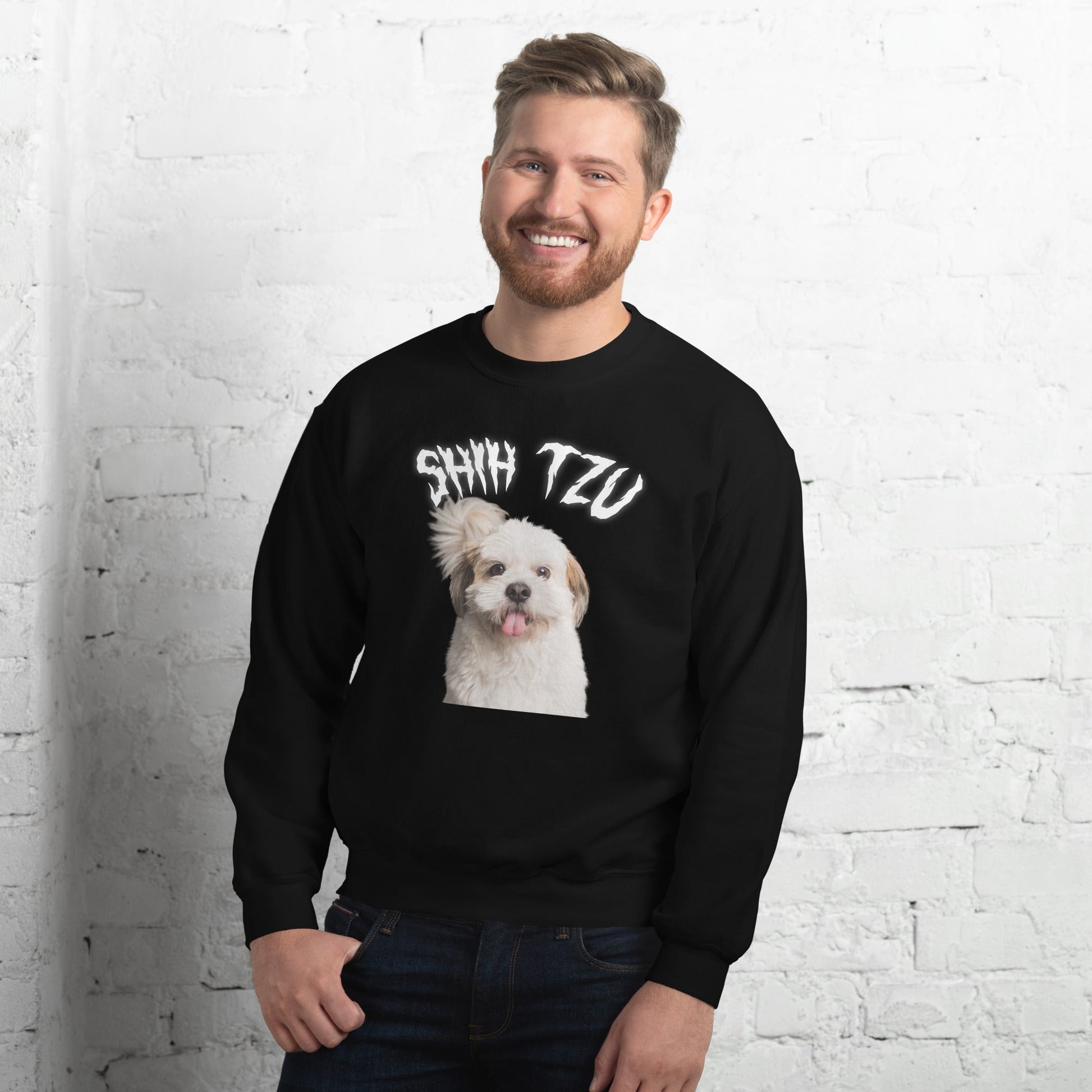 White Hell Sweatshirt for Men Gift For Women and Dog Lover