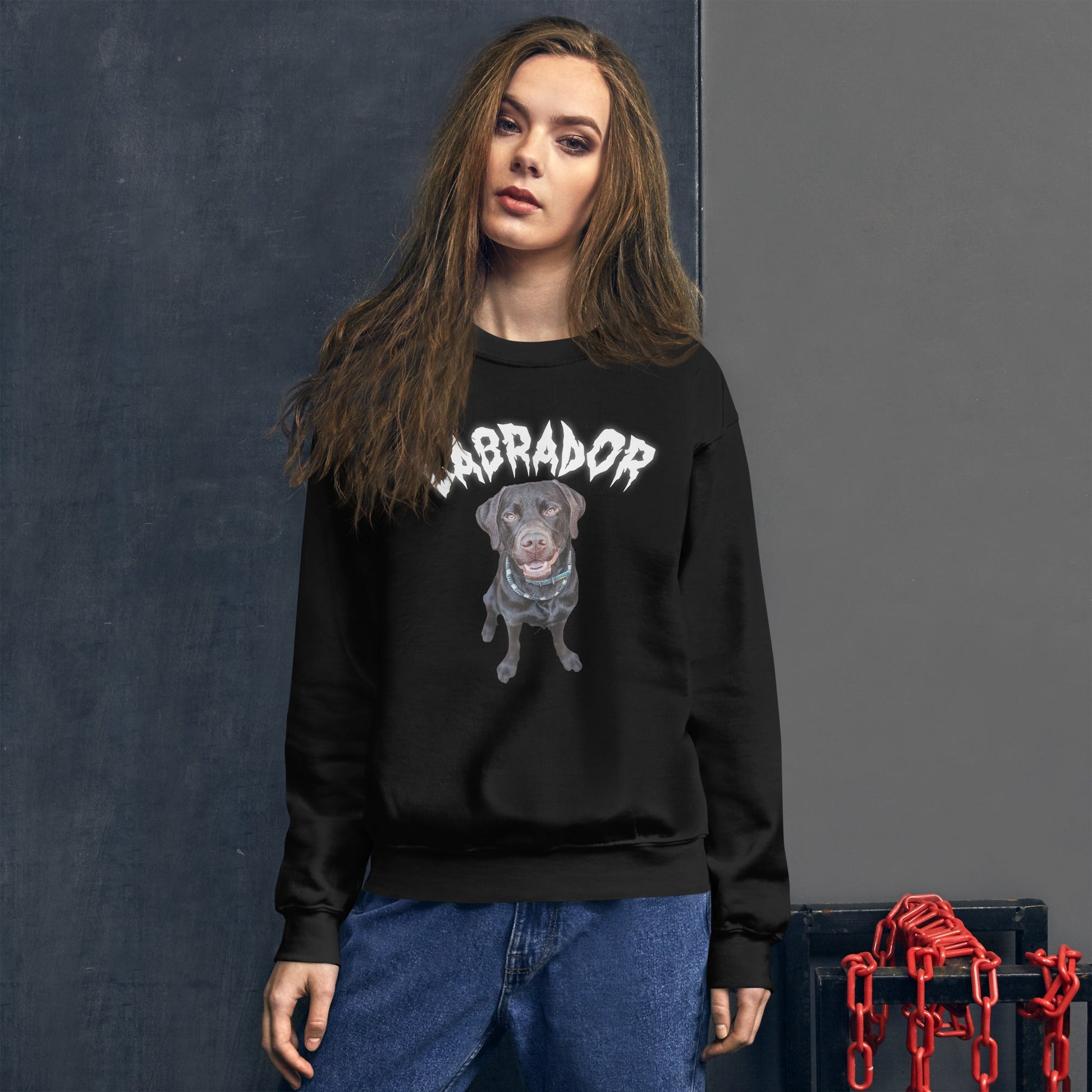 White Hell Sweatshirt for Men Gift For Women and Dog Lover