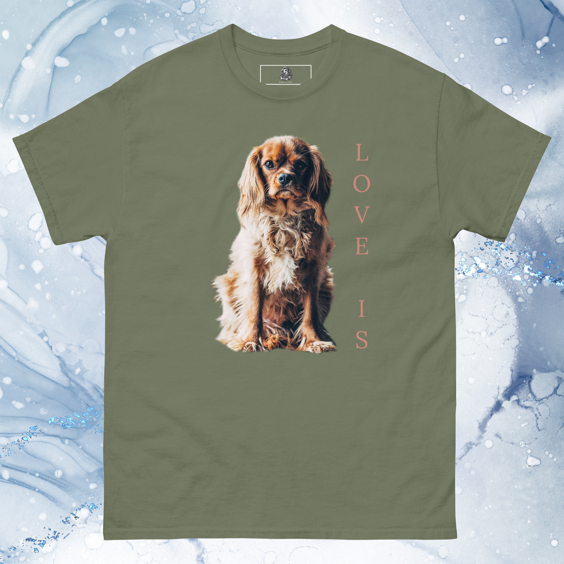 Love Is T-Shirt for Men Gift For Women and Dog Lover