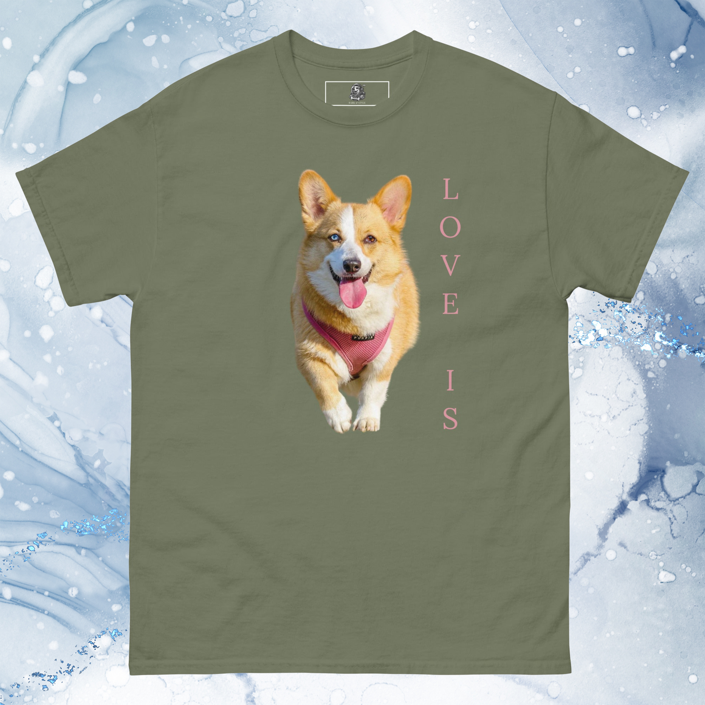 Love Is T-Shirt for Men Gift For Women and Dog Lover