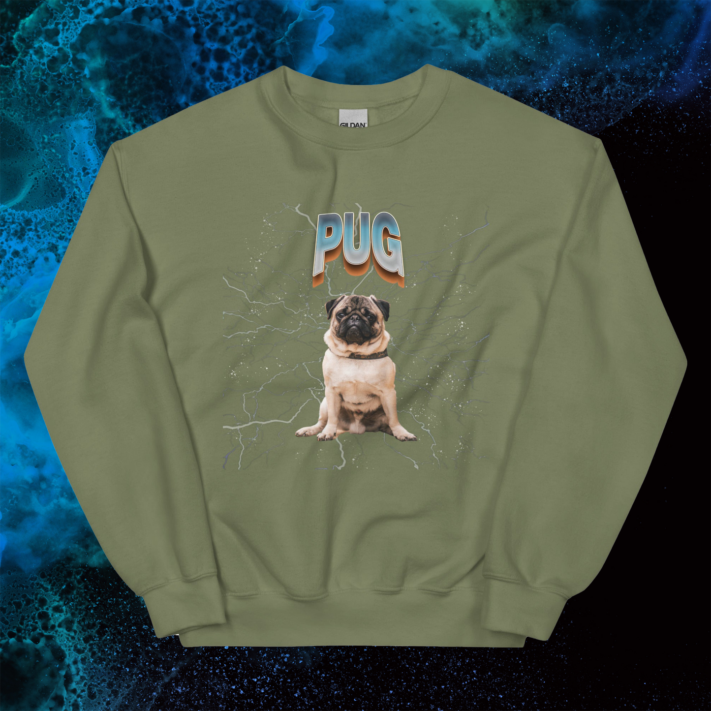 Lightning Sweatshirt for Men Gift For Women and Dog Lover