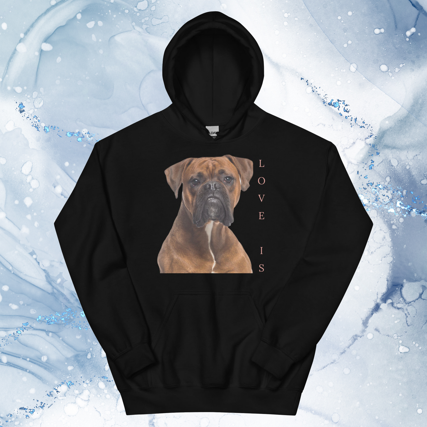 Love Is Hoodie for Men Gift For Women and Dog Lover