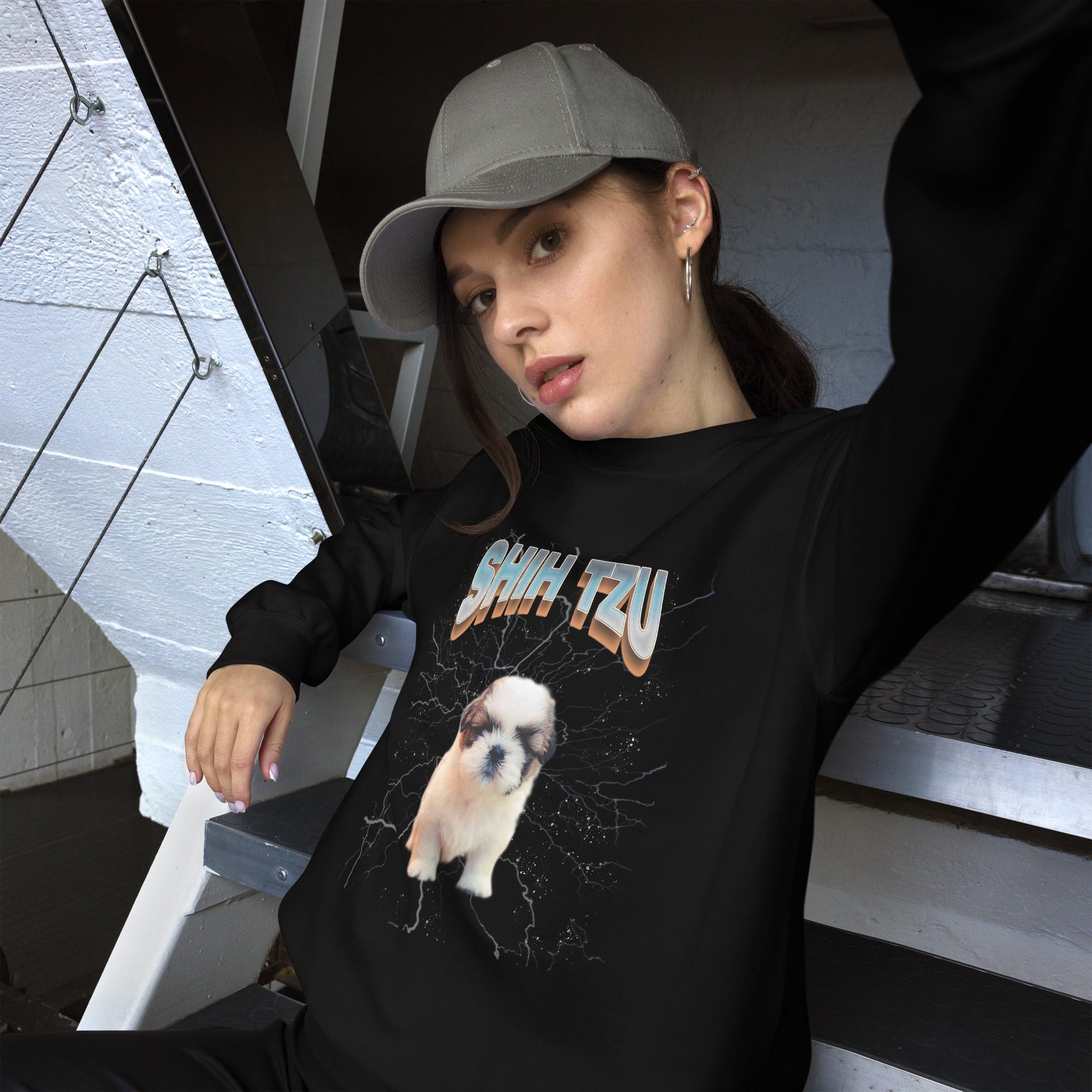 Lightning Sweatshirt for Men Gift For Women and Dog Lover